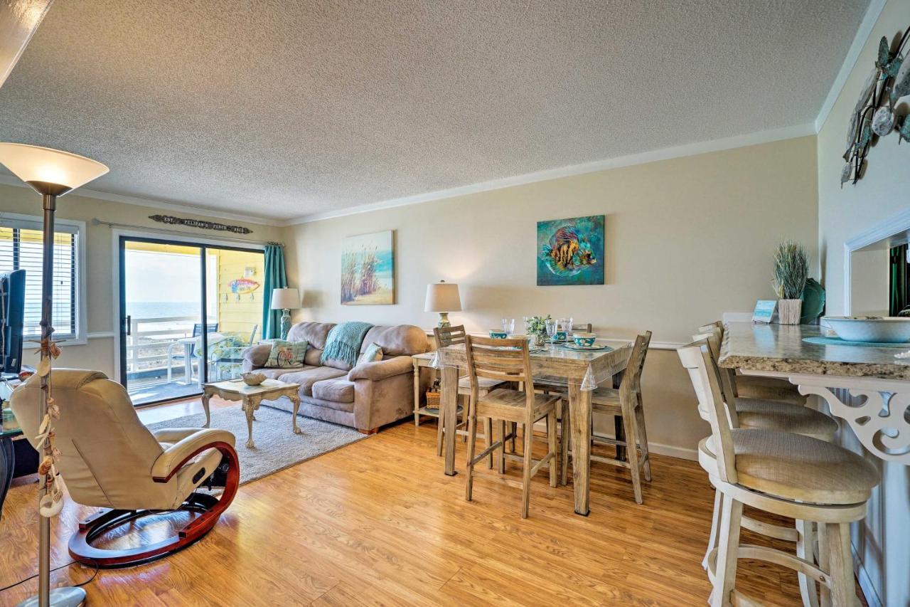 Appartamento Breezy Beach Retreat With 180-Degree Ocean Views! Carolina Beach Esterno foto