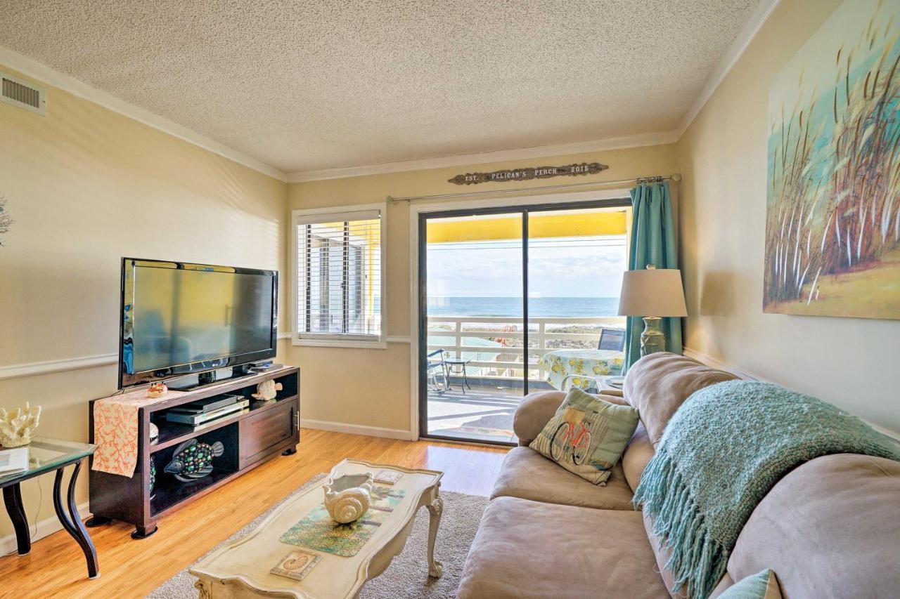 Appartamento Breezy Beach Retreat With 180-Degree Ocean Views! Carolina Beach Esterno foto