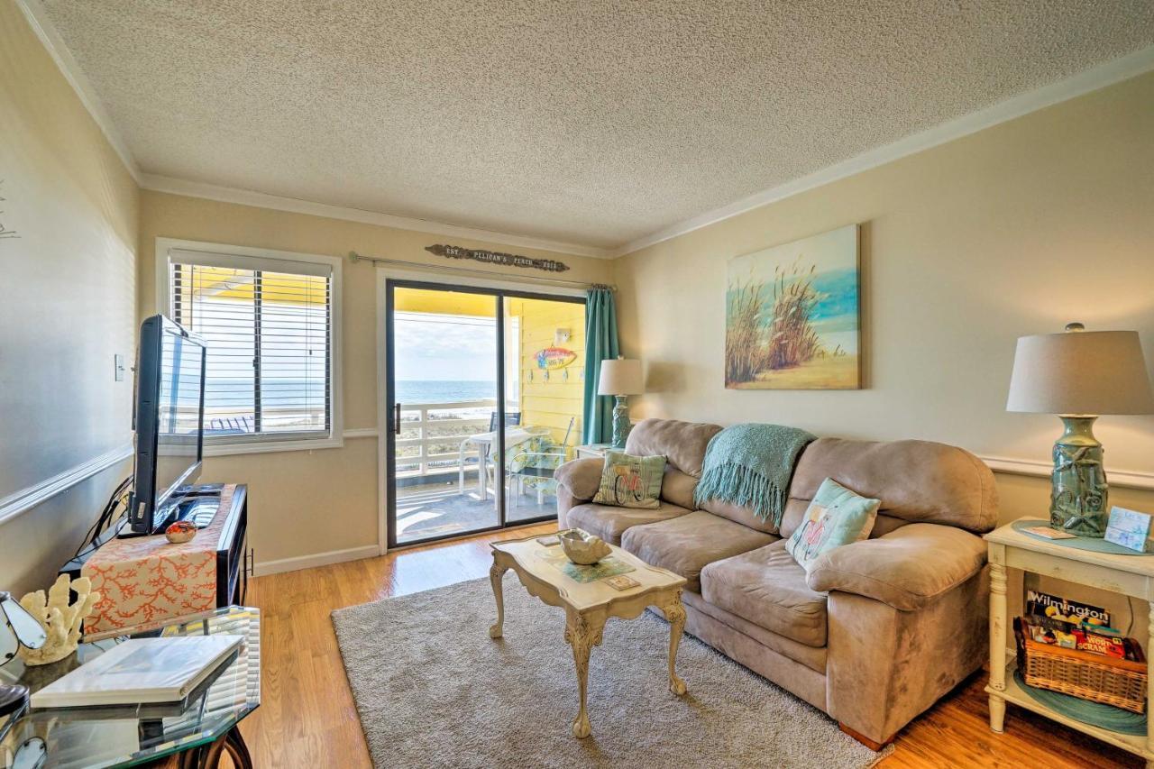 Appartamento Breezy Beach Retreat With 180-Degree Ocean Views! Carolina Beach Esterno foto